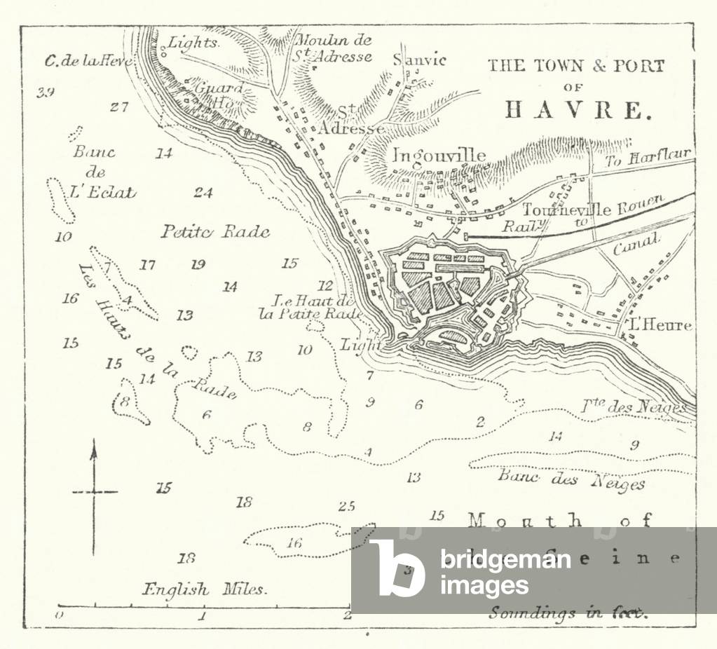 The Town and Port of Havre (engraving)