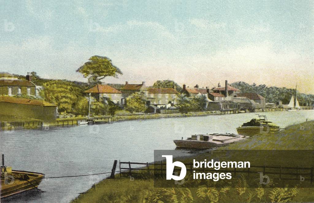 Reedham, from Railway Bridge (photo)