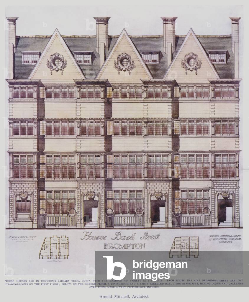 Arnold Mitchell, Architect (colour litho)