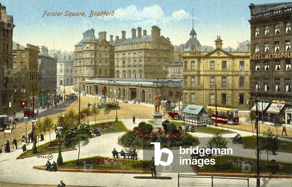 Forster Square, Bradford (colour photo)