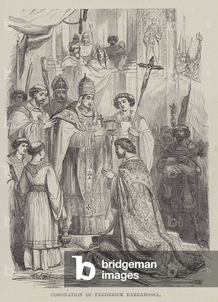 Coronation of Frederick Barbarossa (engraving)