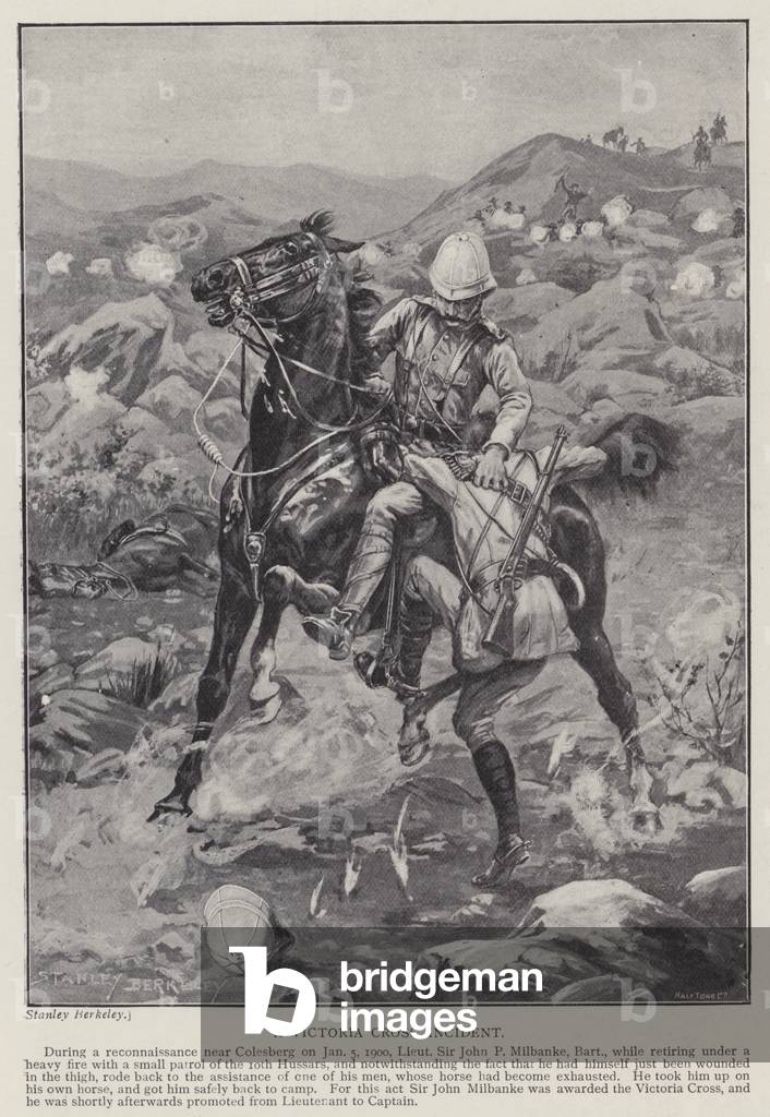 A Victoria Cross Incident (litho)