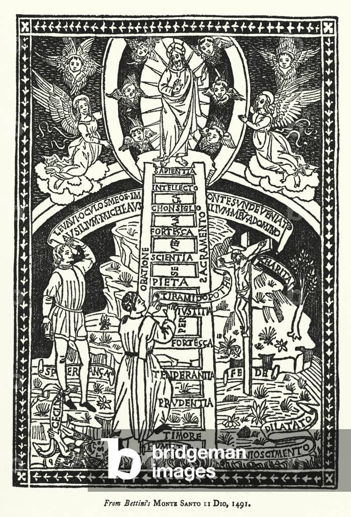 From Bettini's Monte Santo di Dio, 1491 (engraving)