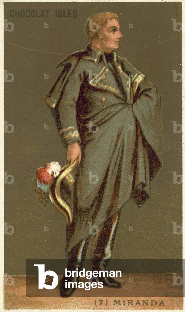 Francisco de Miranda, Venezuelan revolutionary (chromolitho)