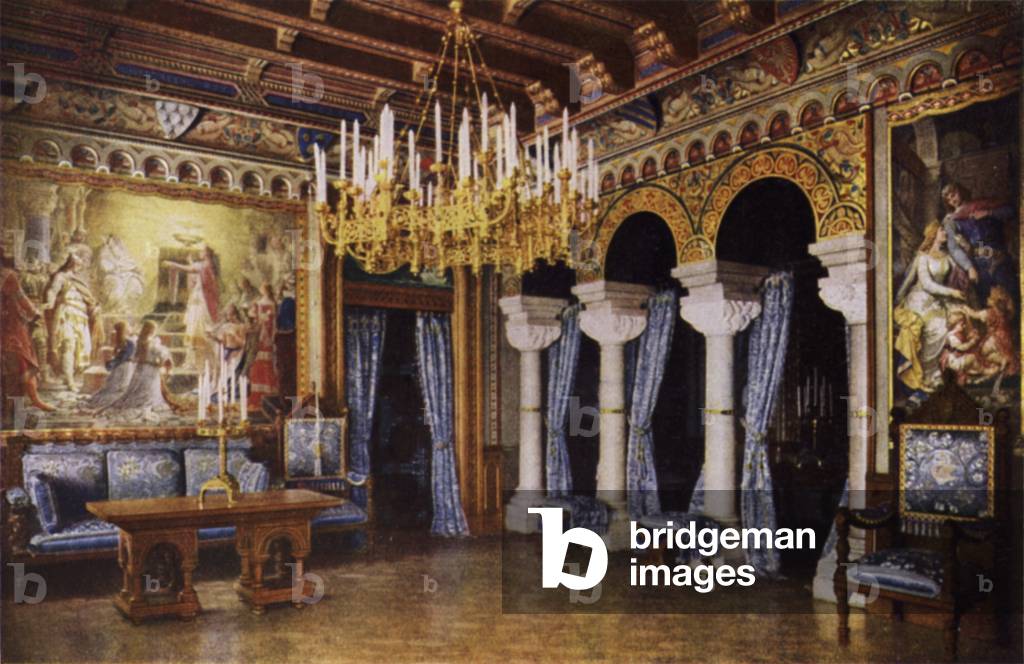 Neuschwanstein Castle: Wohnzimmer (photo)