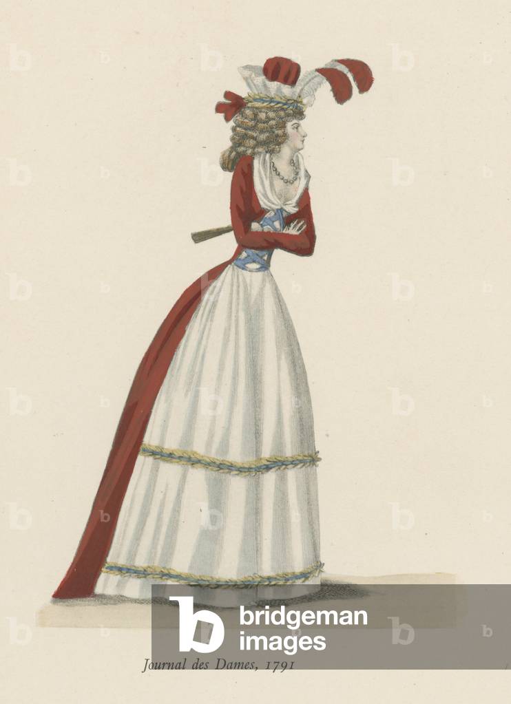 Journal des Dames, 1791 (colour litho)