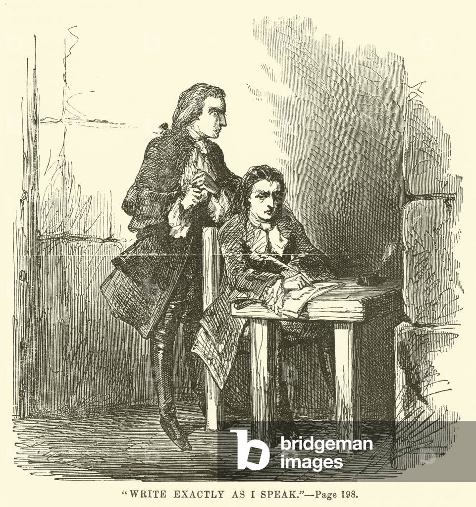 Illustration for A Tale of Two Cities by Charles Dickens (engraving)