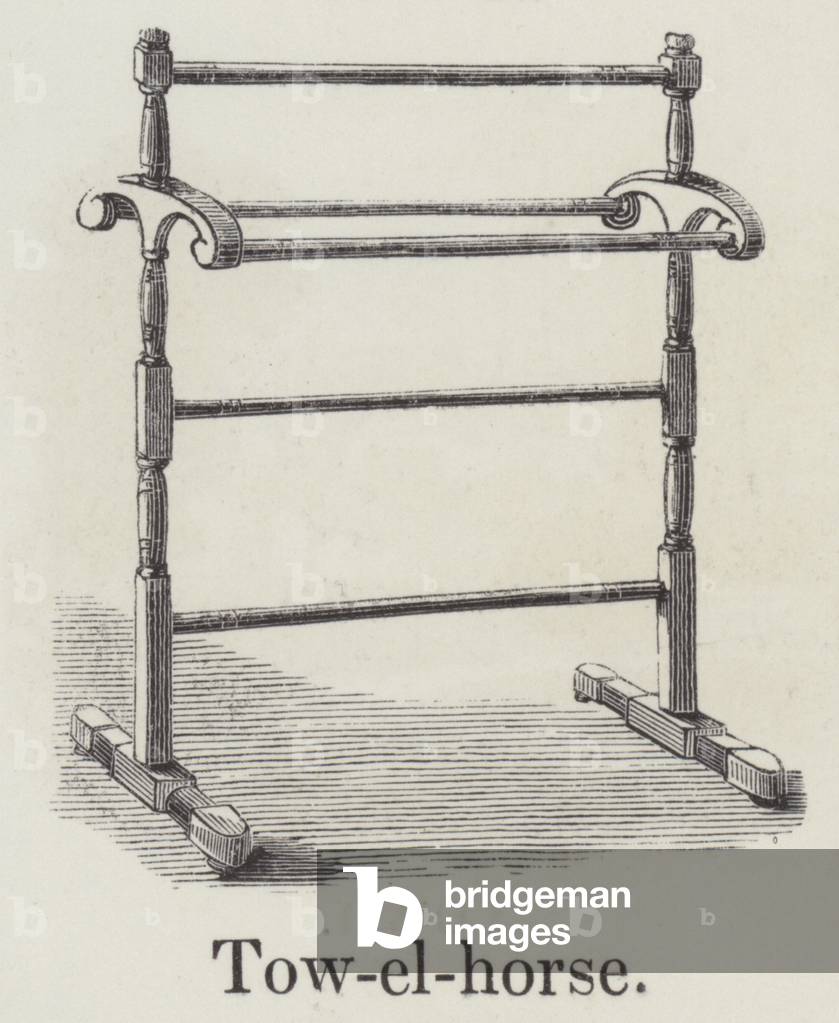 Towel horse (engraving)