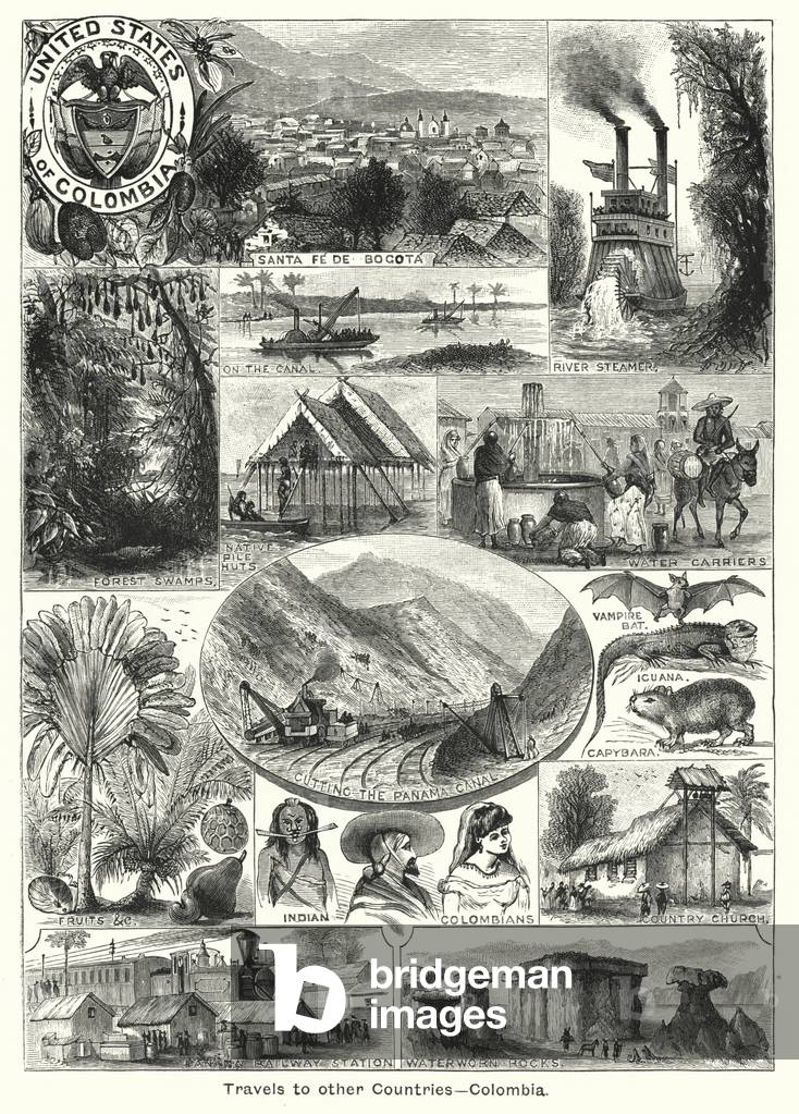 Colombia, United States (engraving)