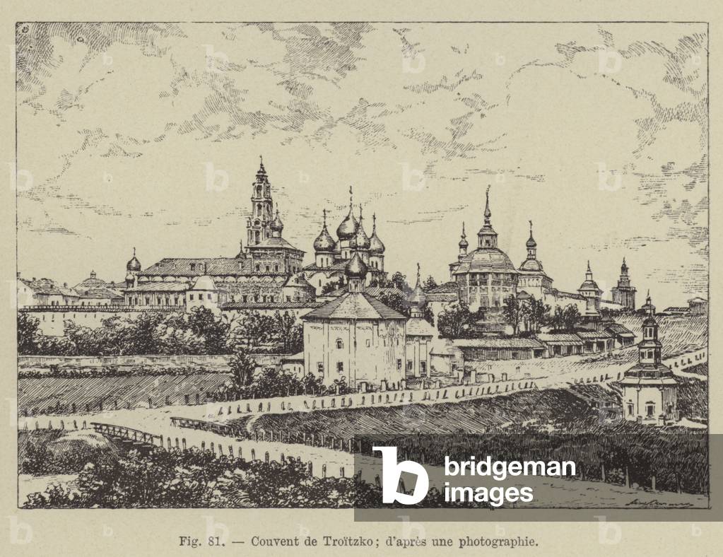 Couvent de Troitzko (engraving)