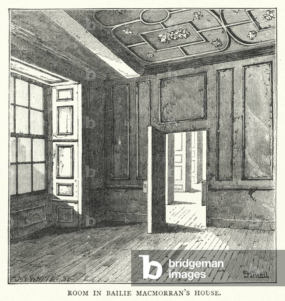 Room in Bailie Macmorran's House (engraving)