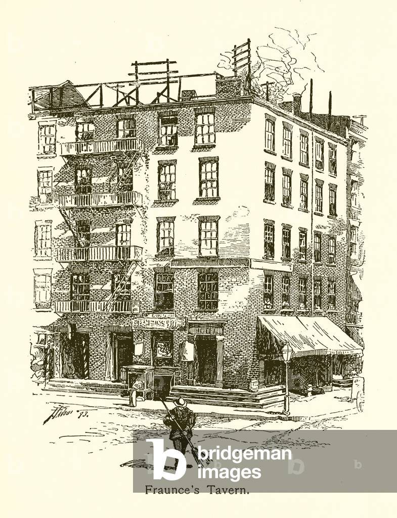 Fraunce's Tavern, New York (engraving)