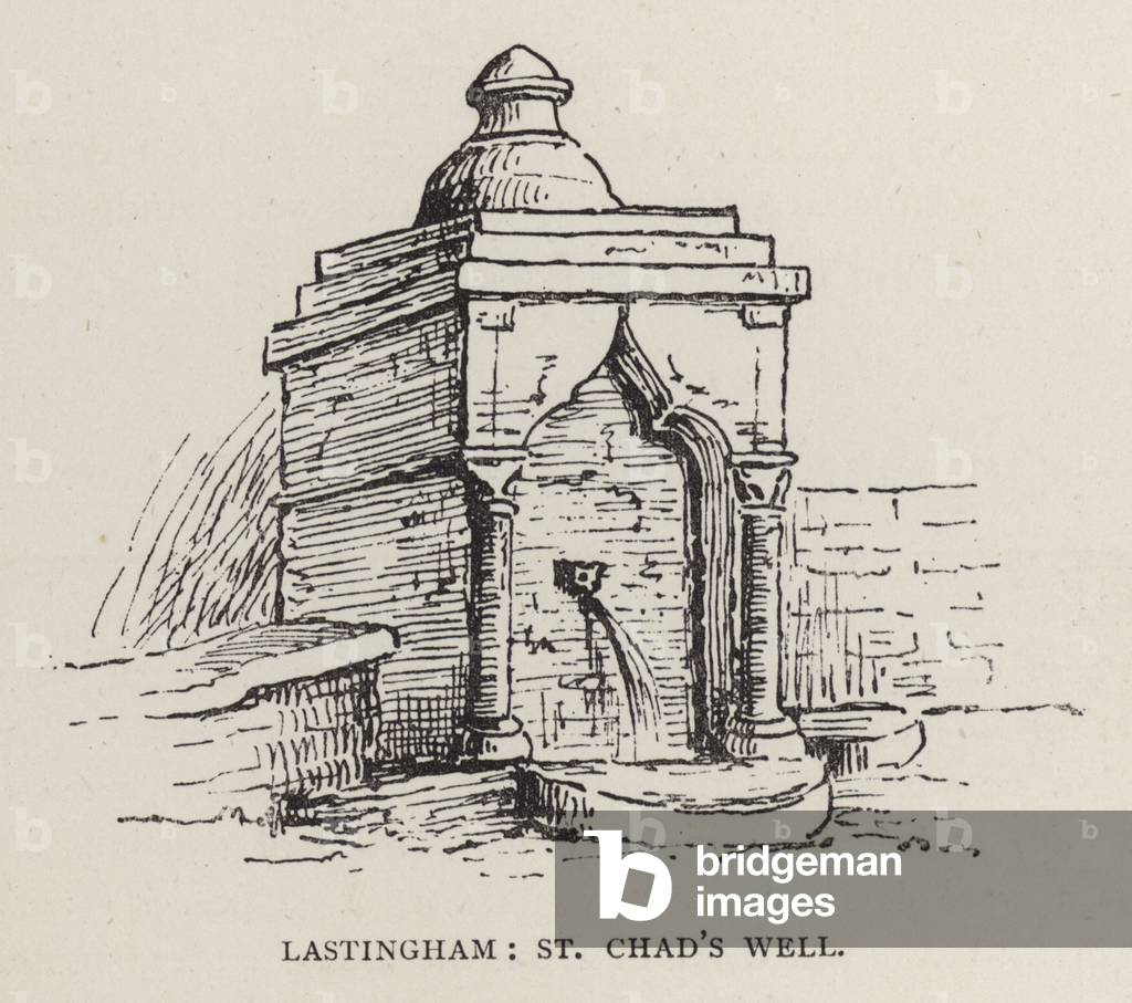 Lastingham, St Chad's Well (engraving)