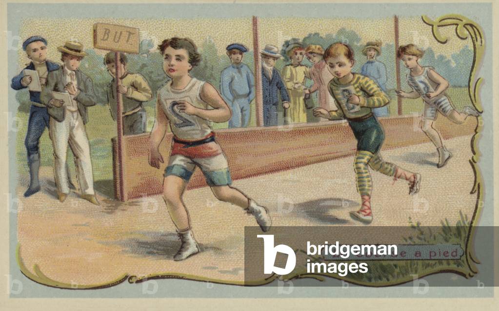 Running race (chromolitho)