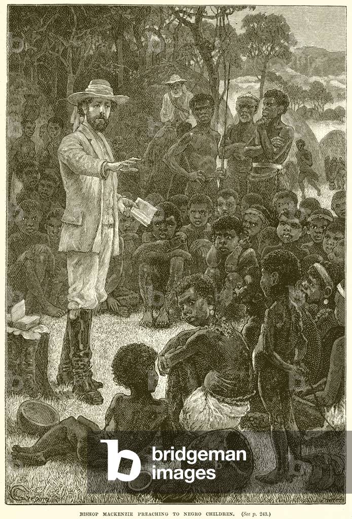 Bishop Mackenzie Preaching to Negro Children (engraving)