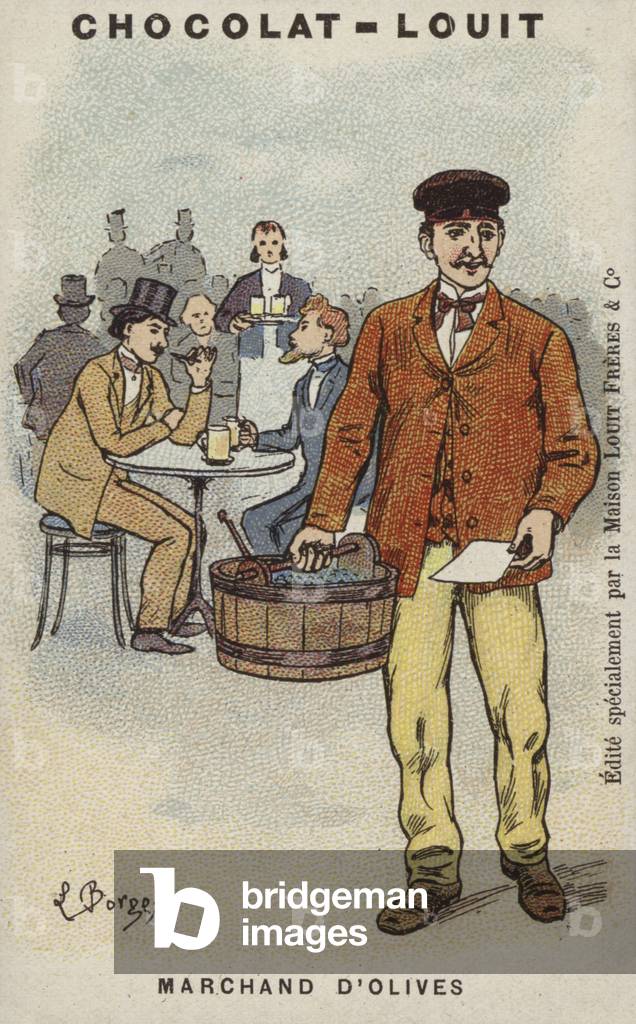 Marchand d'Olives (chromolitho)