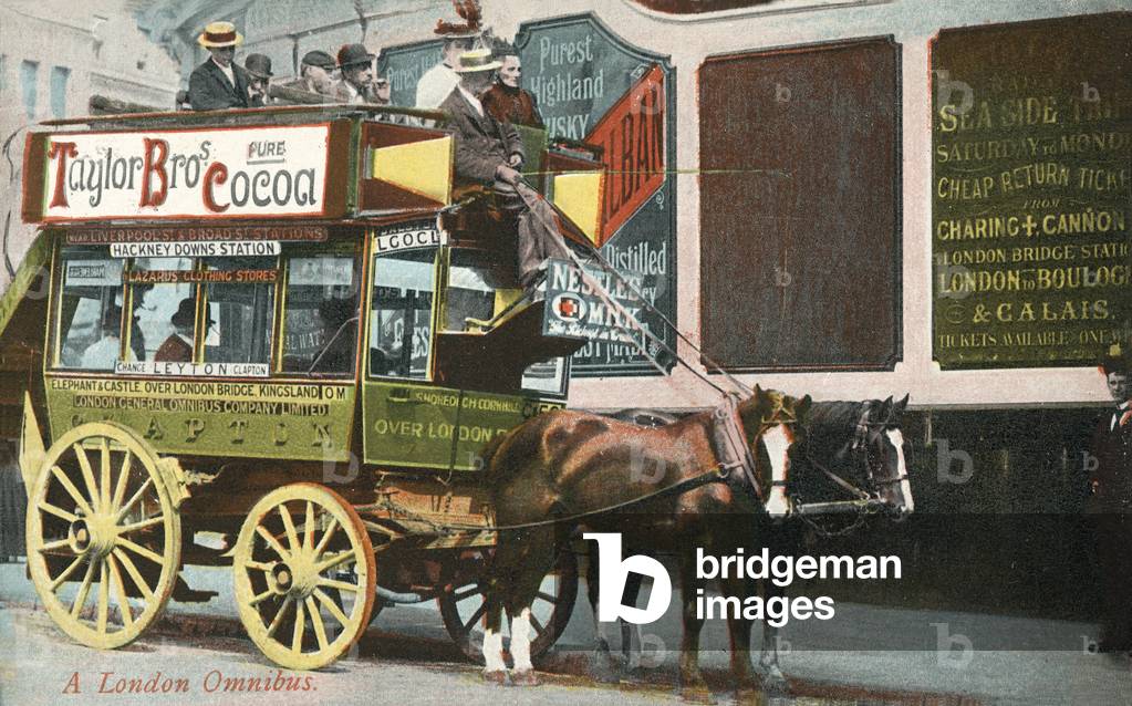 A London Omnibus (colour photo)