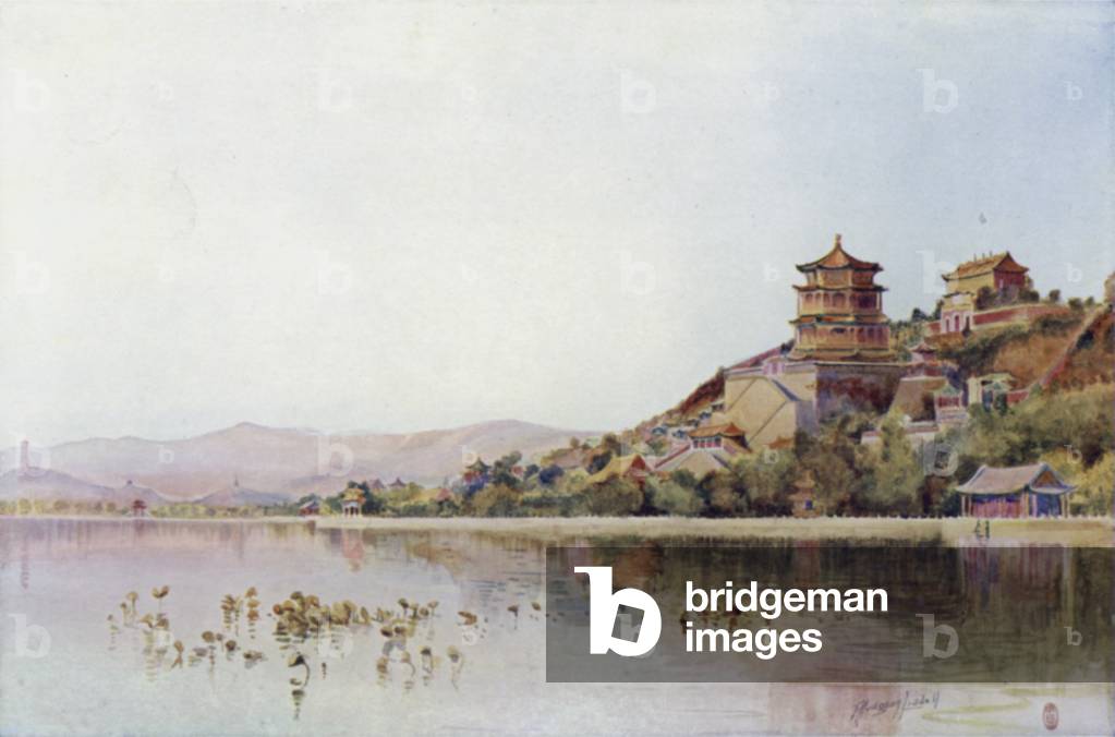 Peking, the Summer Palace (colour litho)