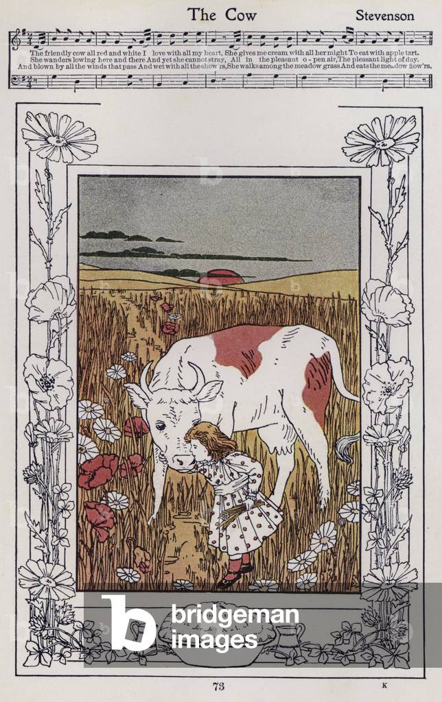 The Cow (colour litho)