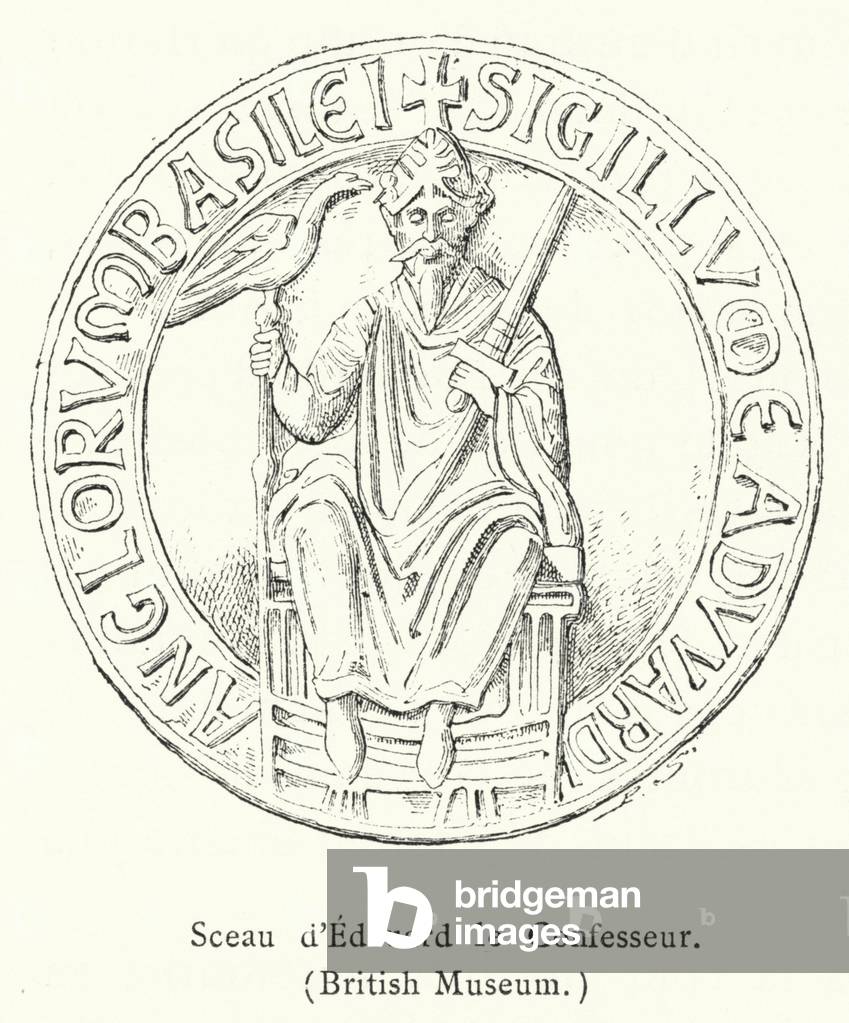 Sceau d'Edouard le Confesseur (engraving)