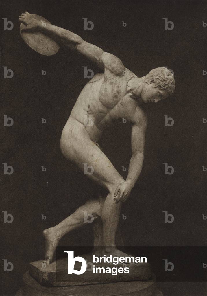 The Discobolos (b/w photo)