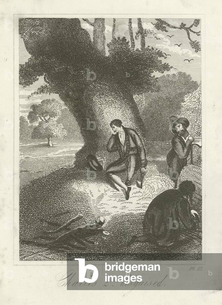 Charles 2nd disguised (engraving)