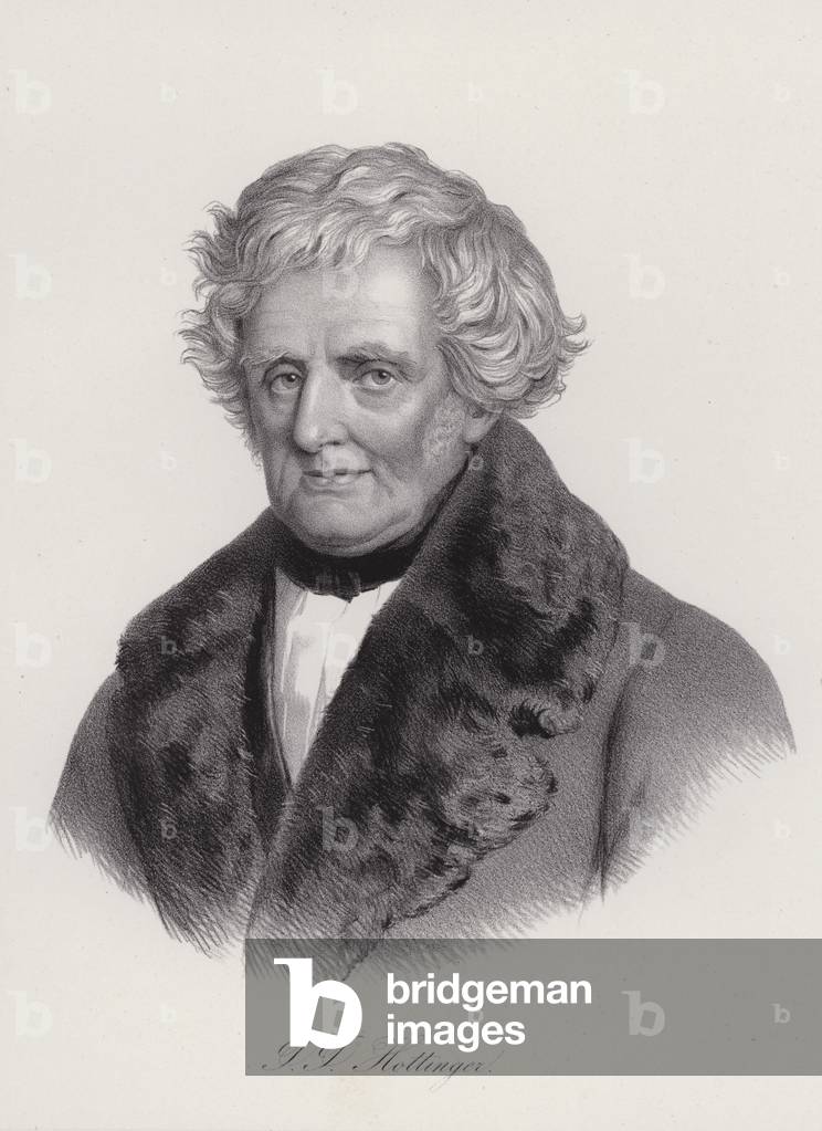 Johann Jakob Hottinger, Swiss historian (engraving)