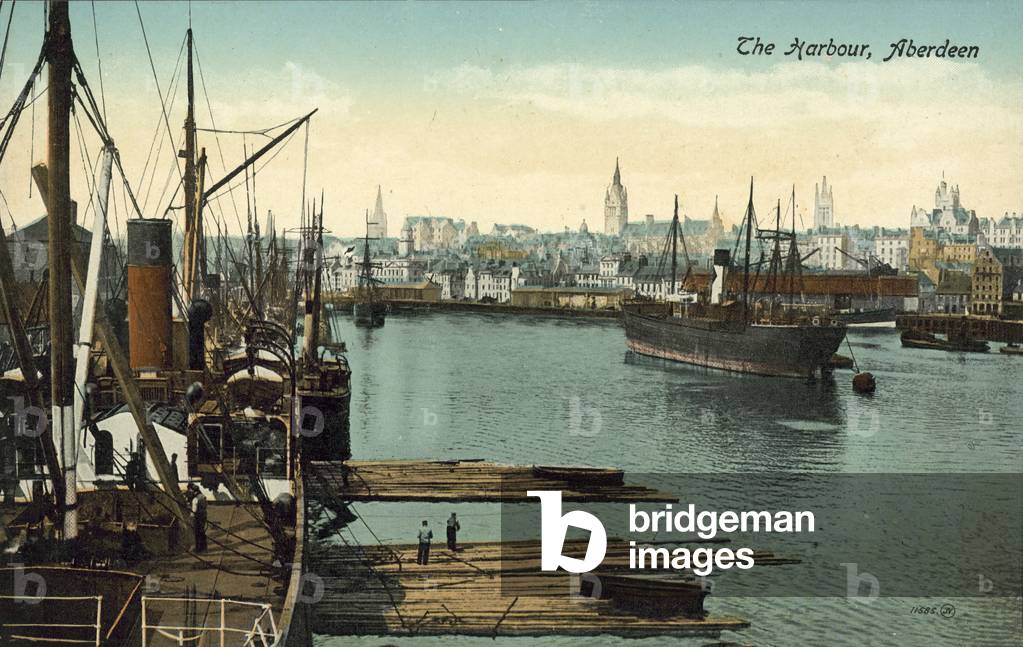 The Harbour, Aberdeen (colour photo)