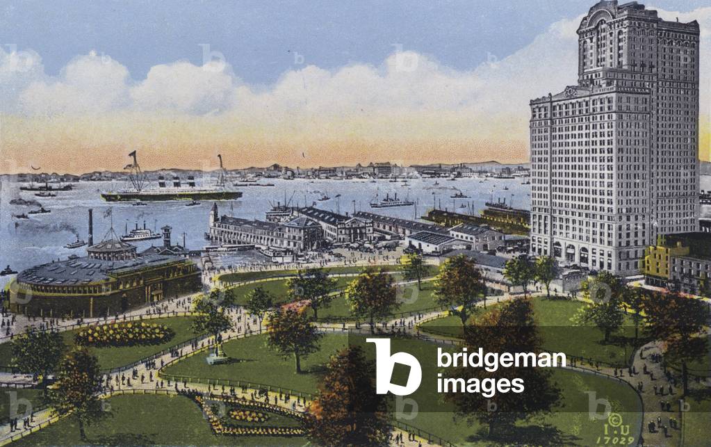 New York: Battery Park (colour photo)