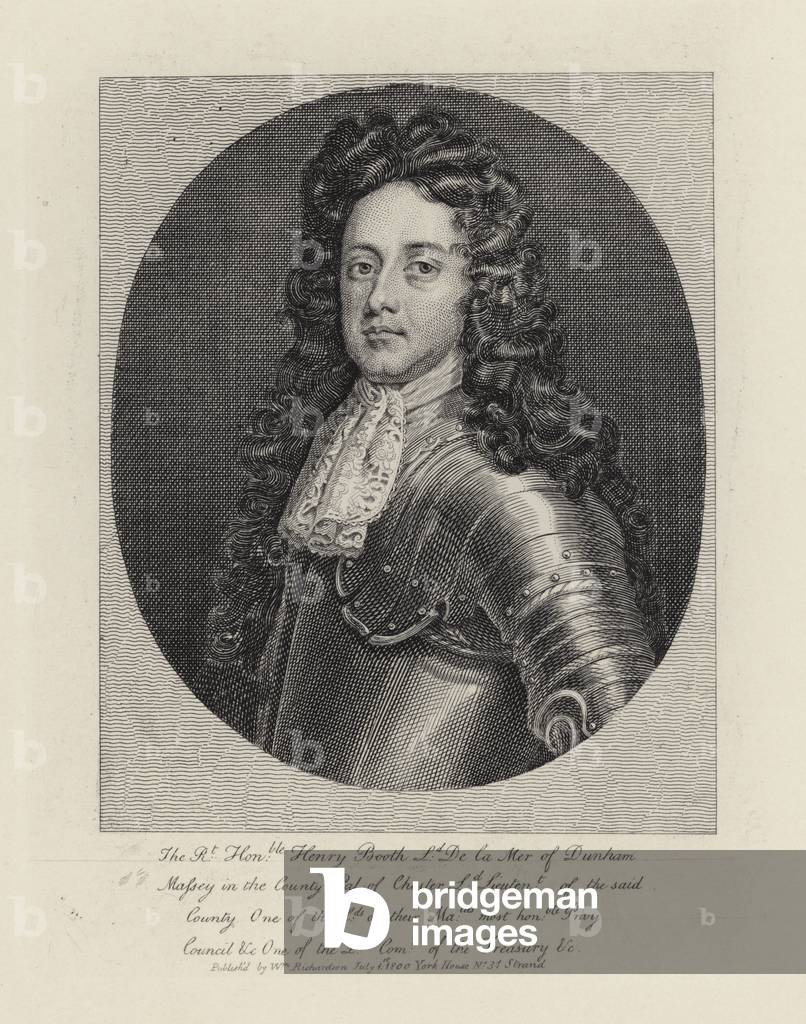 Henry Booth, Lord De la Mer (engraving)