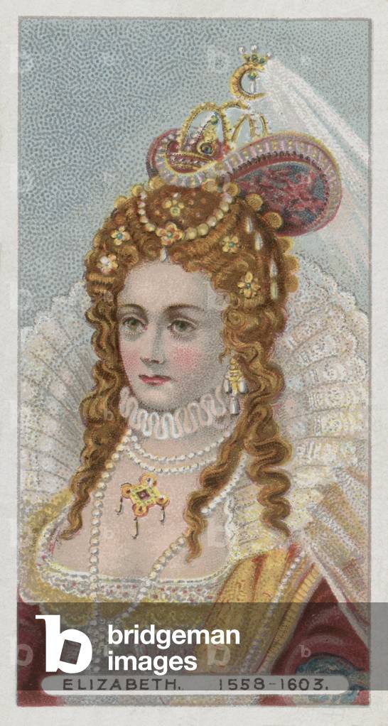 Queen Elizabeth I (chromolitho)
