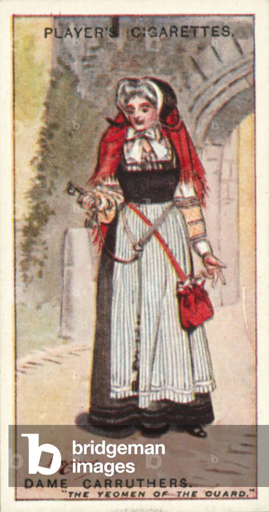 Gilbert and Sullivan, Dame Carruthers, The Yeomen of The Guard (colour litho)