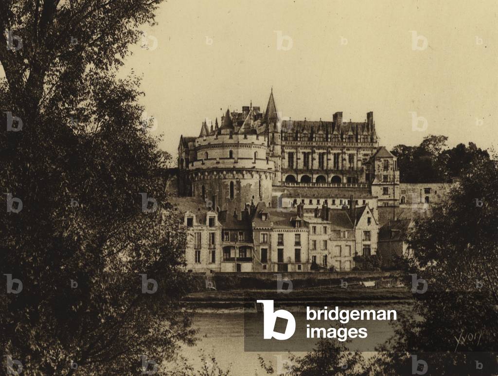 Chateau d'Amboise (b/w photo)
