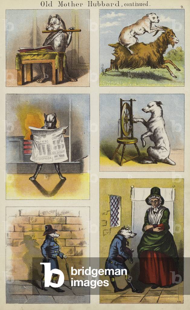 Old Mother Hubbard (colour litho)