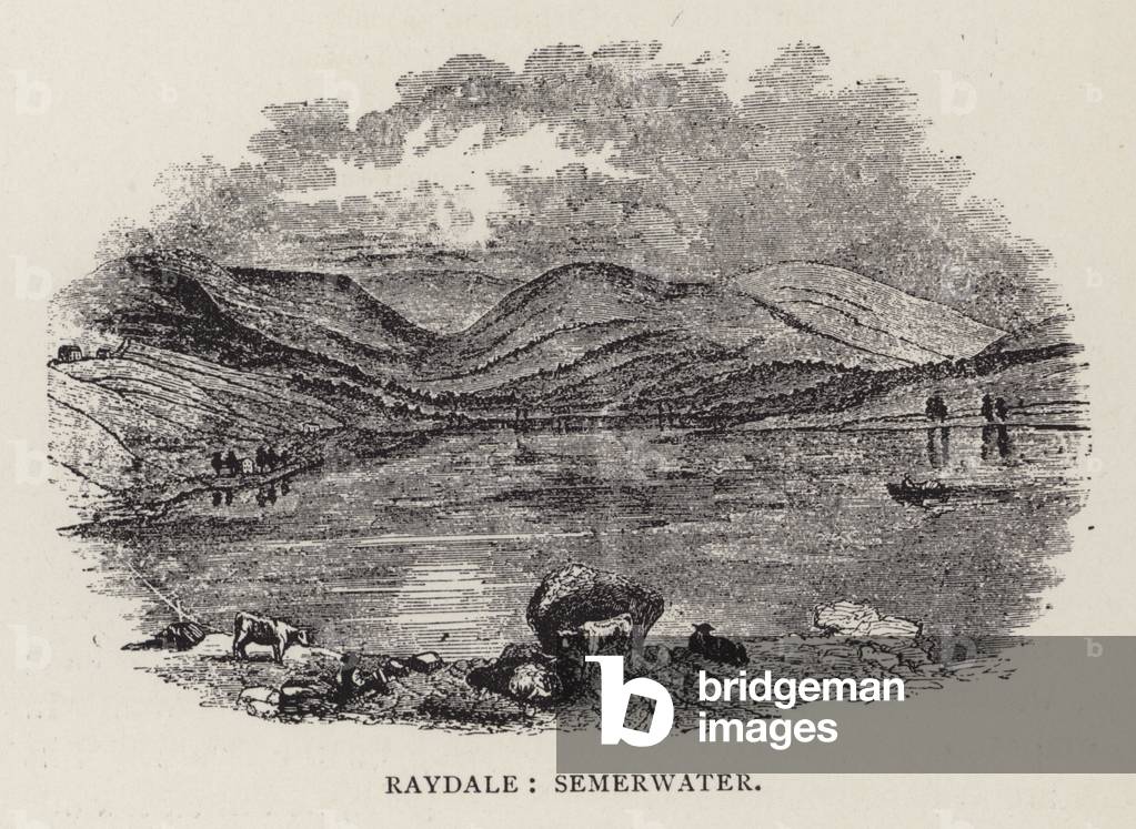 Raydale, Semerwater (engraving)
