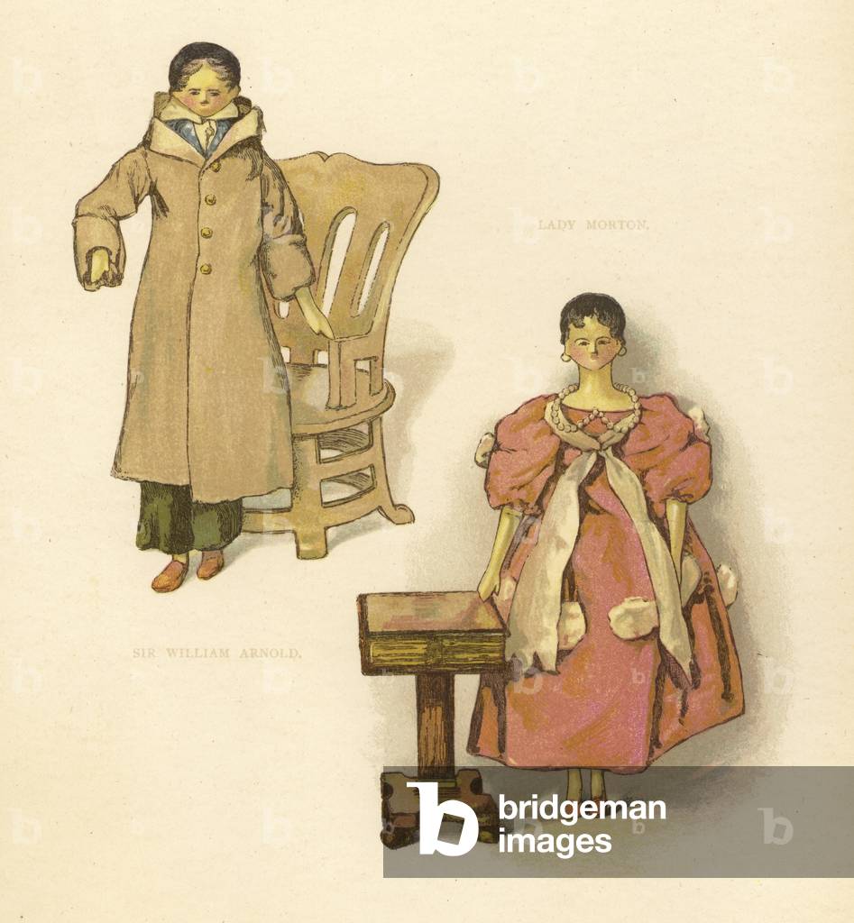 Sir William Arnold, Lady Morton (chromolitho)