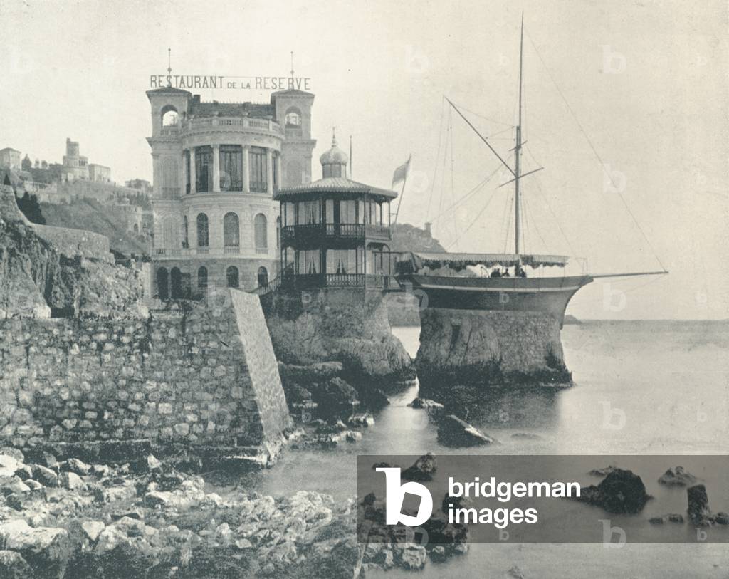 Restaurant of the Reserve (b/w photo)