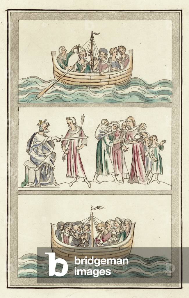 Life of Thomas Becket (coloured engraving)