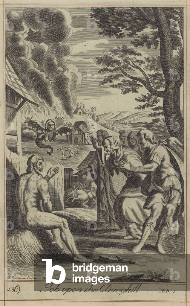 Job upon the Dunghill (engraving)