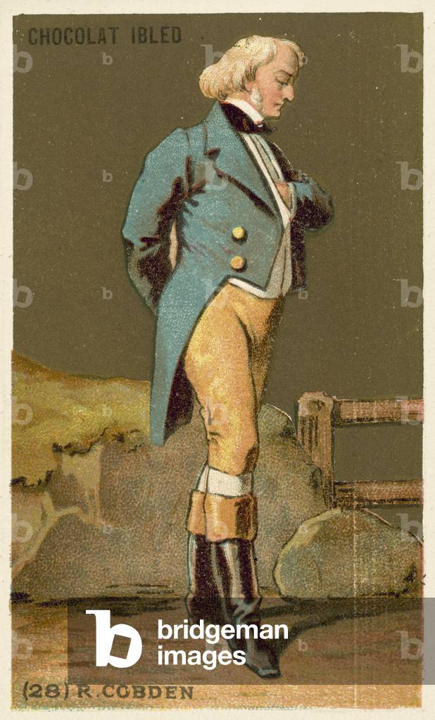 Richard Cobden, English politician (chromolitho)