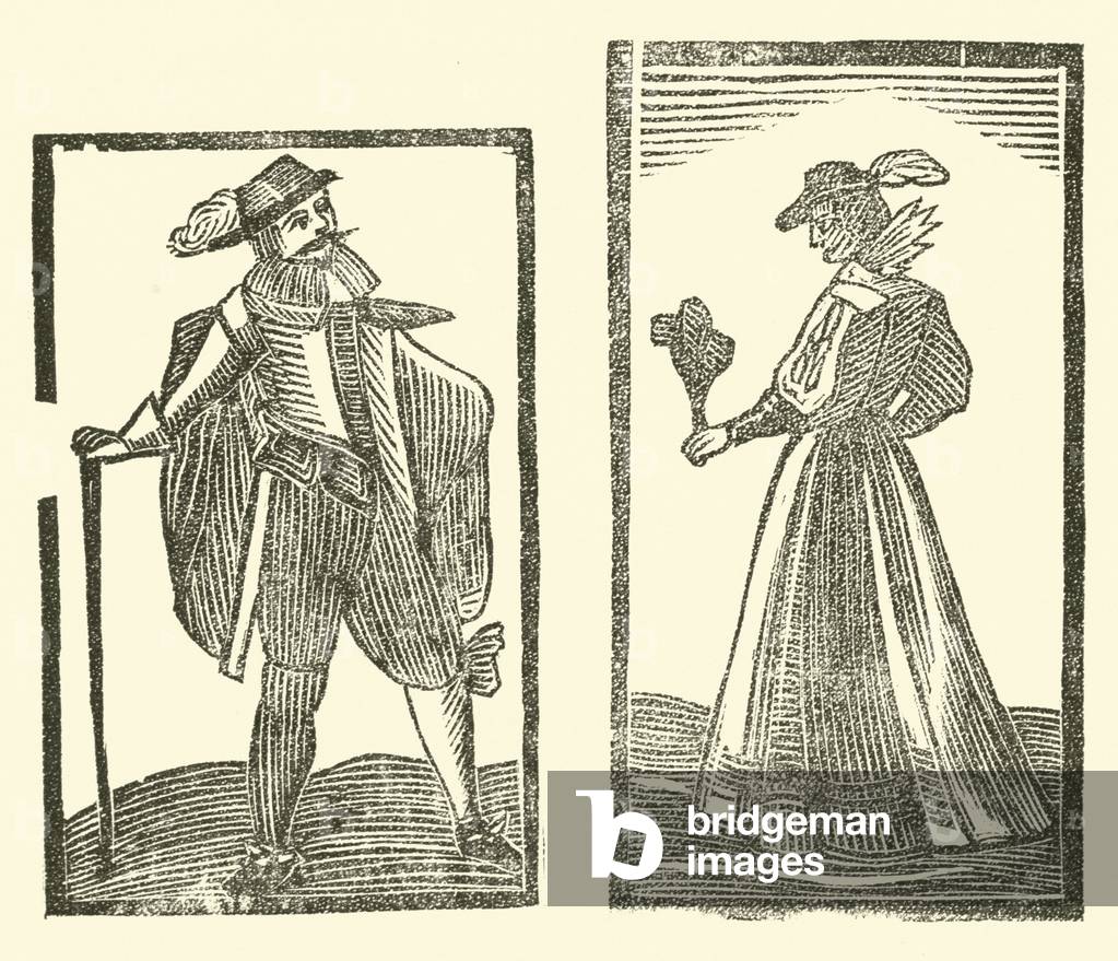 Illustration for The Roxburghe Ballads (woodcut)