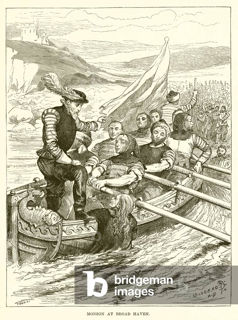 Monson at Broad Haven (engraving)