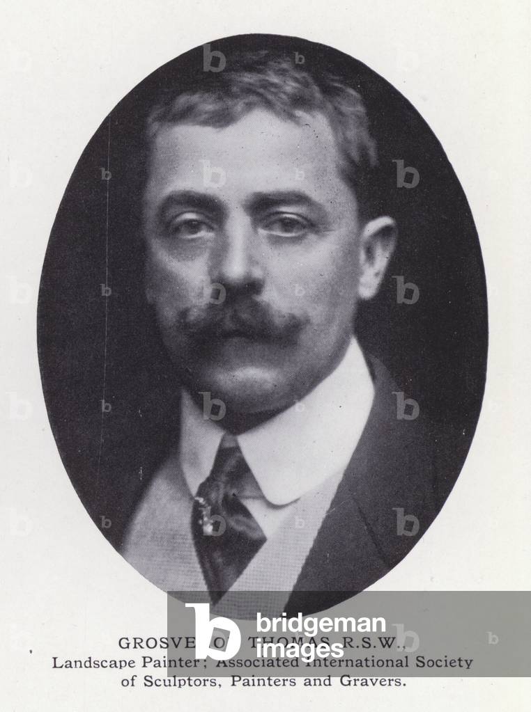 Prominent Men of London: Grosvenor Thomas (b/w photo)