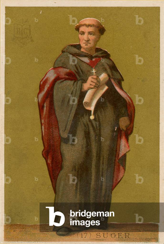 Abbot Suger (chromolitho)