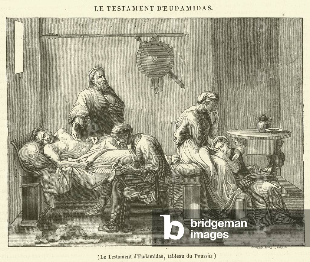 Le Testament d'Eudamidas (engraving)