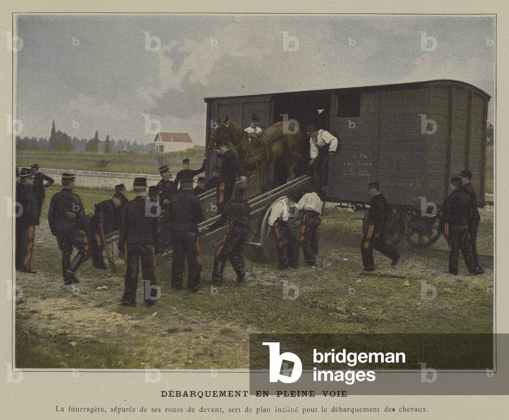 Debarquement en Pleine Voie (coloured photo)