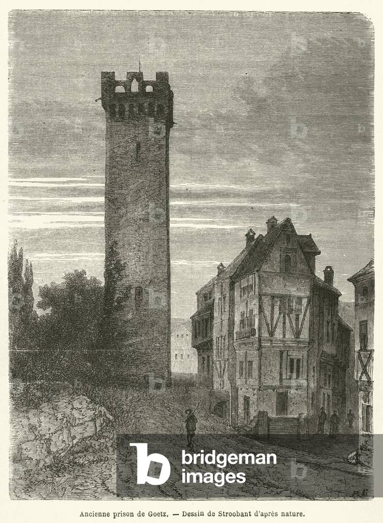 Ancienne prison de Goetz (engraving)