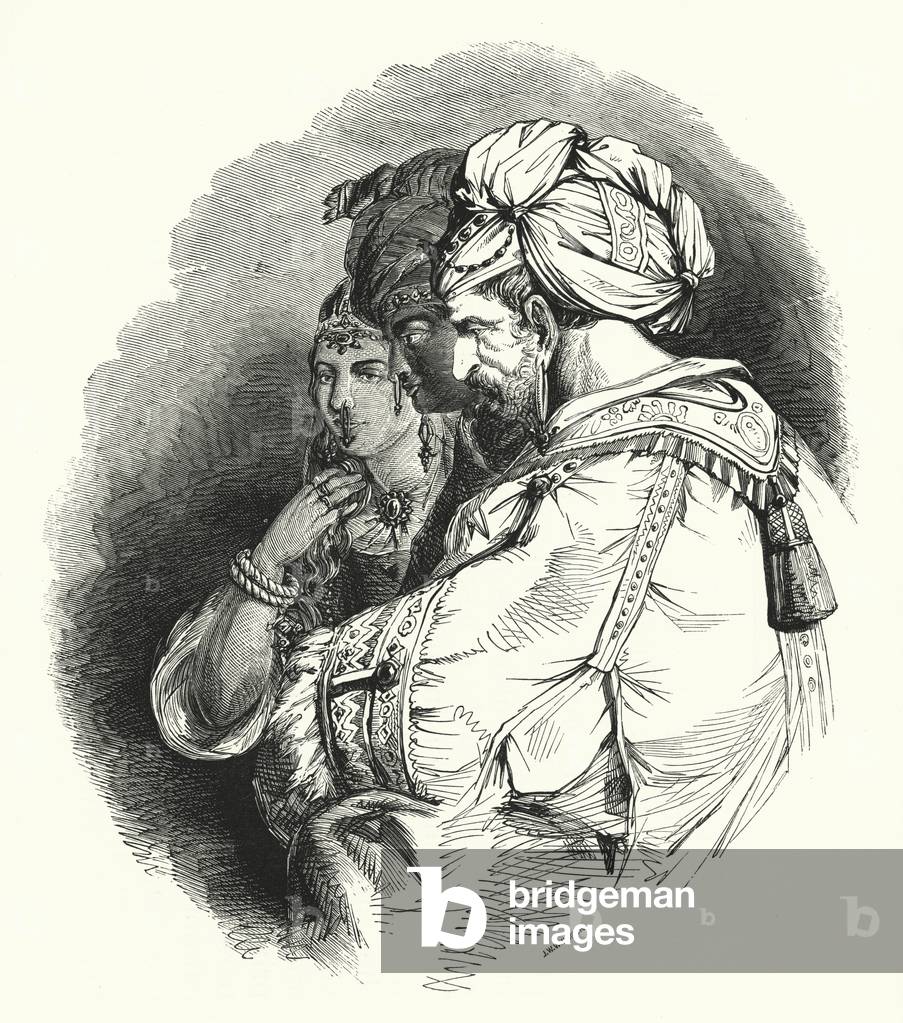Ear-rings and Nose-rings (engraving)