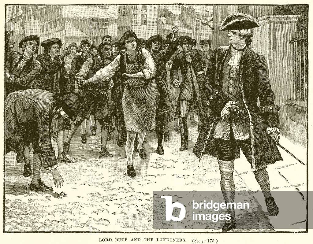 Lord Bute and the Londoners (engraving)