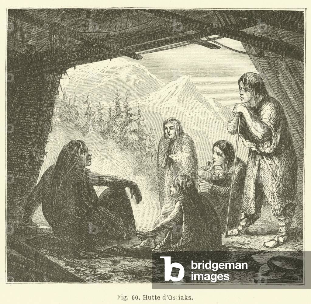 Hutte d'Ostiaks (engraving)